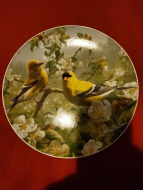 TONE WORLD HAUTMAN BIRDS BROTHERS 2004 DECORATIVE COLLECTIBLE PLATE